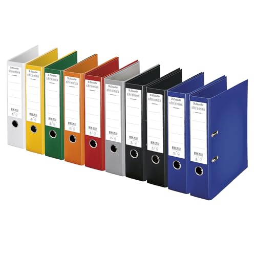Esselte Chromos Ringbuch/Ringordner, 10-teiliges Set Lomo de 50 mm Variados estándar Esselte Chromos Ringbuch/Ringordner, 10-teiliges Set Lomo de 50 mm Variados estándar von Esselte