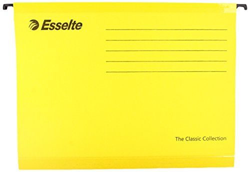 Esselte Classic Hängemappen, A4, 25 Stück 1 gelb von Esselte