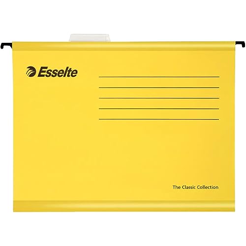 Esselte Classic Hängemappen, A4, 25 Stück 1 gelb Esselte Classic Hängemappen, A4, 25 Stück 1 gelb von Esselte