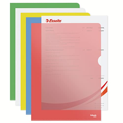 Esselte Cut Flush Sichthüllen A4 25 Stück farblich sortiert Esselte Cut Flush Sichthüllen A4 25 Stück farblich sortiert von Esselte