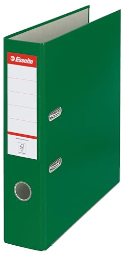Esselte DIN A4 Ordner, Grün, 75 mm Rückenbreite, Kunststoff, 20er-Pack, 11256 Esselte DIN A4 Ordner, Grün, 75 mm Rückenbreite, Kunststoff, 20er-Pack, 11256 von Esselte