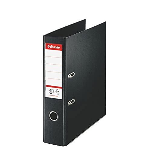 Esselte DIN A4 Ordner, Schwarz, 72 mm Rückenbreite, Kunststoff, Vivida Serie, 811370, 1er Pack Esselte DIN A4 Ordner, Schwarz, 72 mm Rückenbreite, Kunststoff, Vivida Serie, 811370, 1er Pack von Esselte