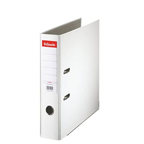 Esselte DIN A4 Ordner, Weiß, 75 mm Rückenbreite, Kunststoff, Pack of 1, 11250 Esselte DIN A4 Ordner, Weiß, 75 mm Rückenbreite, Kunststoff, Pack of 1, 11250 von Esselte