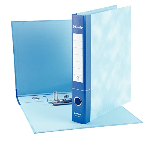 Esselte Essentials Aktenordner mit Hebelmechanik und Hülle, Protokollformat, Karton, Rücken 5 cm, blau, 8 Stück Esselte Essentials Aktenordner mit Hebelmechanik und Hülle, Protokollformat, Karton, Rücken 5 cm, blau, 8 Stück von Esselte