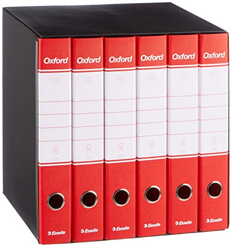 Esselte Gruppe von 6 Ordner OXFORD mit Hebelmechanik und mit Handy Gruppo da 6 rot Esselte Gruppe von 6 Ordner OXFORD mit Hebelmechanik und mit Handy Gruppo da 6 rot von Esselte