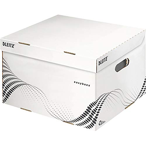 Esselte Leitz Archiv Container easyboxx M, Wellpappe, weiß Esselte Leitz Archiv Container easyboxx M, Wellpappe, weiß von Esselte