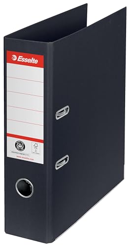 Esselte Ordner A4, Aktenordner 75 mm Rückenbreite, schwarz Esselte Ordner A4, Aktenordner 75 mm Rückenbreite, schwarz von Esselte
