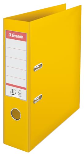 Esselte No.1 Power Aktenordner, A4, PP, Schlitz, 75 mm Rücken, Gelb, 10 Stück Esselte No.1 Power Aktenordner, A4, PP, Schlitz, 75 mm Rücken, Gelb, 10 Stück von Esselte