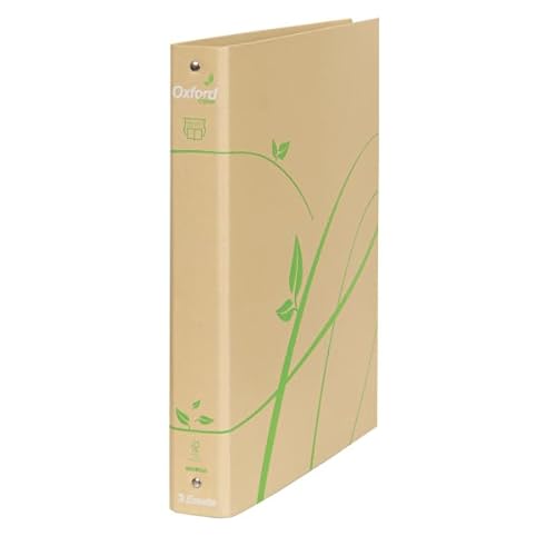 Esselte OXFORD GREEN 397850502 Ringordner 4-30 Rund, 22 x 30 cm, aus 100% Recyclingpapier von Esselte