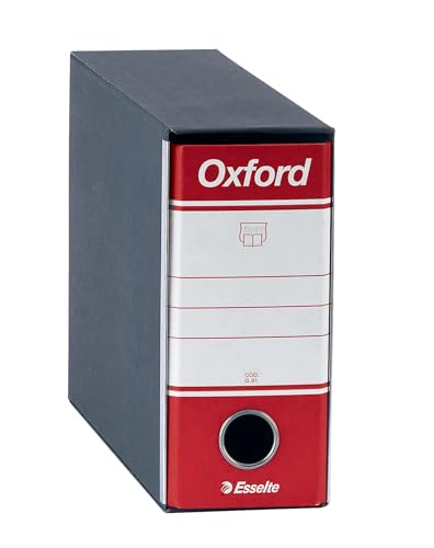 Esselte Ordner OXFORD mit Hebelmechanik und mit Handy Dorso 8 cm rot von Esselte