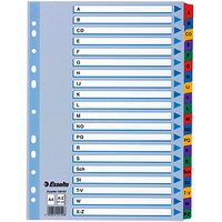 Esselte Ordnerregister Vollformat A-Z farbig 20-teilig, 1 Satz von Esselte