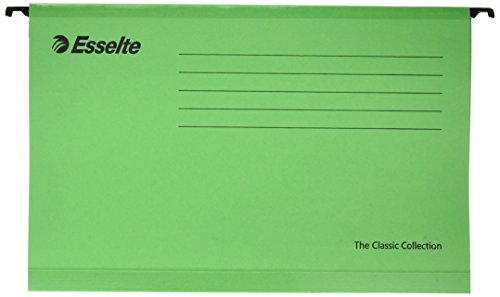 Esselte Pendaflex Hängemappen, Foolscap-Format, 360 × 240 mm, 25 Stück, grün von Esselte
