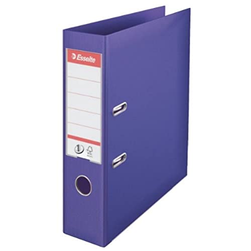 Esselte Power Aktenordner A4 75 mm Rückenetikett violett von Esselte