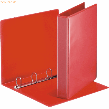 Esselte Präsentationsringbuch A4 4 Ringe 30mm rot von Esselte