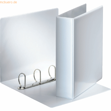 10 x Esselte Präsentationsringbuch A4 4 Ringe 50mm weiß von Esselte