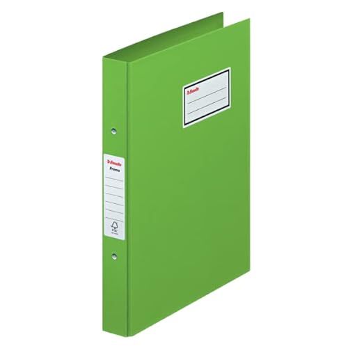 Esselte Premo Ringordner, A4 4RR, 40 mm Breit Rücken, FSC, Grün, 690510 Esselte Premo Ringordner, A4 4RR, 40 mm Breit Rücken, FSC, Grün, 690510 von Esselte