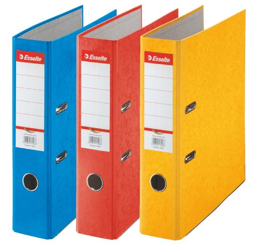 Esselte Rainbow Aktenordner, 75 mm, verschiedene Farben, 3 Stück Esselte Rainbow Aktenordner, 75 mm, verschiedene Farben, 3 Stück von Esselte