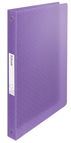 Esselte Ringordner, 140 Blatt Kapazität, 25 mm Rückenbreite, A4-Ordner mit 4 Ringen, Soft Cover, für Zuhause/Büro, zur Schreibtischorganisation, Colour'Breeze Serie, Lavendel, 628438 Esselte Ringordner, 140 Blatt Kapazität, 25 mm Rückenbreite, A4-Ordner mit 4 Ringen, Soft Cover, für Zuhause/Büro, zur Schreibtischorganisation, Colour'Breeze Serie, Lavendel, 628438 von Esselte