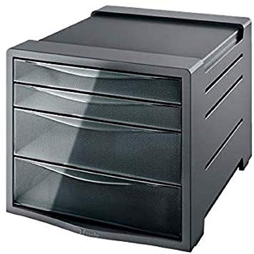 Esselte Schubladenbox Intego, 4 Schübe,grau/blau-transparent Esselte Schubladenbox Intego, 4 Schübe,grau/blau-transparent von Esselte
