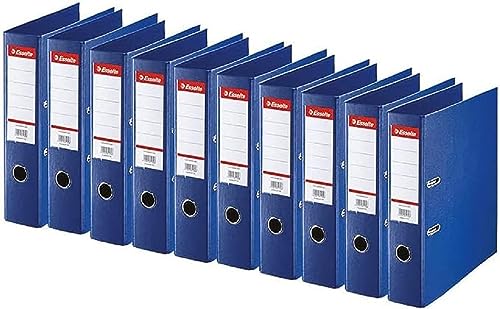 Esselte Standard, 10 x Ordner mit Hebel, blau, Rücken 75 mm, A4, PP, 320210 Esselte Standard, 10 x Ordner mit Hebel, blau, Rücken 75 mm, A4, PP, 320210 von Esselte