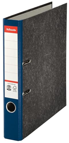 Esselte Standard-Ordner A4, 25er Pack, 50 mm, Schmal, Blau, 36059 Esselte Standard-Ordner A4, 25er Pack, 50 mm, Schmal, Blau, 36059 von Esselte