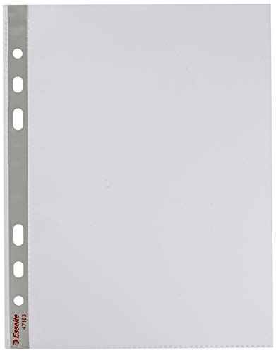 Esselte Standard Prospekthülle stark Polypropylen Multilochung oben offen A5 25 Stück transparent Esselte Standard Prospekthülle stark Polypropylen Multilochung oben offen A5 25 Stück transparent von Esselte