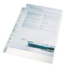 Esselte Standard Prospekthüllen - glasklar, 0,04 mm, A4, 100 Stück von Esselte