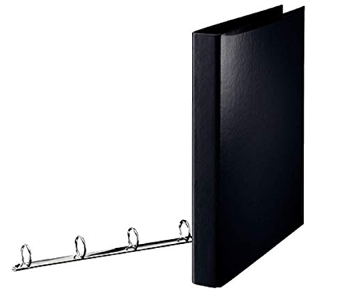 Esselte Standard Ringbuch (A4, 4 Rund-Ring) schwarz von Esselte