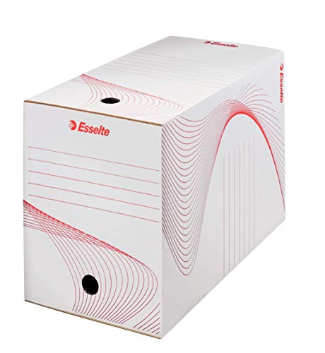 Esselte Standard Transferbox, 200 mm, Weiß, 25 Stück von Esselte