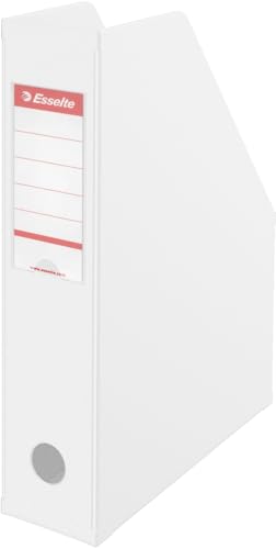 Esselte Stehsammler, 70 mm Rückenbreite, A4, Faltbar, Weiß, Vivida Serie, 56000 von Esselte