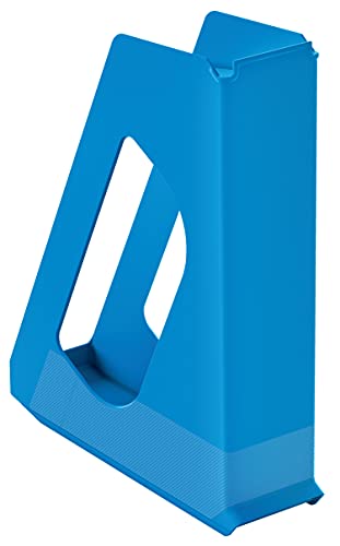 Esselte Stehsammler, A4, Ideal für Prospekte, Broschüren, Unterlagen, Mappen und Hefter, Stabiler Kunststoff, Blau, VIVIDA, 628218 Esselte Stehsammler, A4, Ideal für Prospekte, Broschüren, Unterlagen, Mappen und Hefter, Stabiler Kunststoff, Blau, VIVIDA, 628218 von Esselte