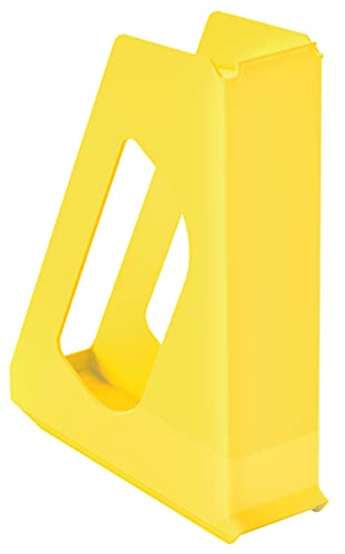 Esselte Stehsammler, A4, Ideal für Prospekte, Broschüren, Unterlagen, Mappen und Hefter, Stabiler Kunststoff, Gelb, VIVIDA, 628216 Esselte Stehsammler, A4, Ideal für Prospekte, Broschüren, Unterlagen, Mappen und Hefter, Stabiler Kunststoff, Gelb, VIVIDA, 628216 von Esselte
