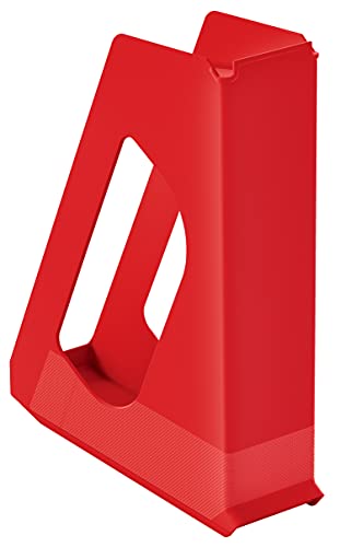Esselte Stehsammler, A4, Ideal für Prospekte, Broschüren, Unterlagen, Mappen und Hefter, Stabiler Kunststoff, Rot, VIVIDA, 628217 Esselte Stehsammler, A4, Ideal für Prospekte, Broschüren, Unterlagen, Mappen und Hefter, Stabiler Kunststoff, Rot, VIVIDA, 628217 von Esselte