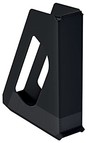 Esselte Stehsammler, A4, Ideal für Prospekte, Broschüren, Unterlagen, Mappen und Hefter, Stabiler Kunststoff, Schwarz, VIVIDA, 628220 Esselte Stehsammler, A4, Ideal für Prospekte, Broschüren, Unterlagen, Mappen und Hefter, Stabiler Kunststoff, Schwarz, VIVIDA, 628220 von Esselte