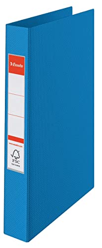 Esselte 4-Ringbuch, PP, bis zu 190 Blatt, Vivida-Serie, Rücken 42 mm, 14452 - A4, blau Esselte 4-Ringbuch, PP, bis zu 190 Blatt, Vivida-Serie, Rücken 42 mm, 14452 - A4, blau von Esselte