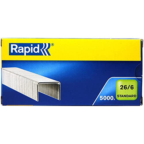 Rapid Heftklammern 26 6mm Standard verzinkt 5000 Stück von Rapid