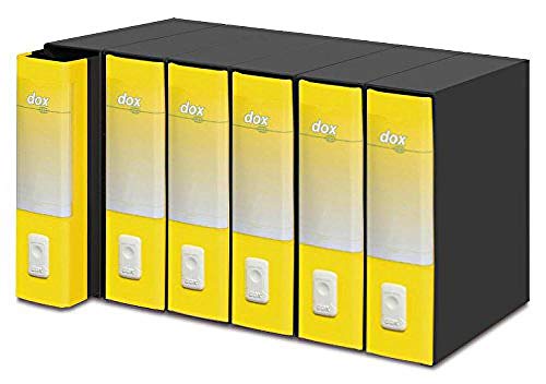 Rexel-Dox-1-A4-Aktenordner Size - 6 Pack gelb von Esselte