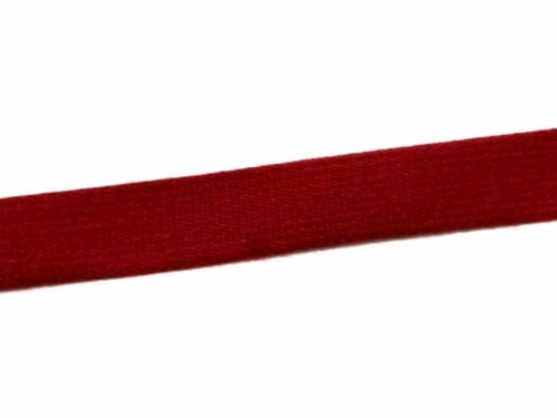 Essential Trimmings Baumwollband, 14 mm, Meterware, Weinrot von Essential Trimmings
