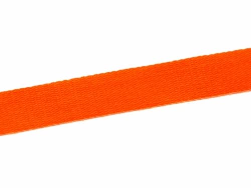 Essential Trimmings Baumwollband, 14 mm, hochwertig, Orange, Meterware von Essential Trimmings