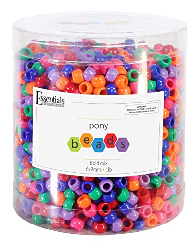EBL Pony Bead 1lb Bold Mix EBL Pony Bead 1lb Bold Mix von Essentials By Leisure Arts