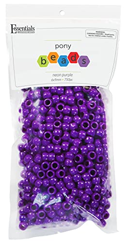 EBL Pony Bead Neon Purple 750pc EBL Pony Bead Neon Purple 750pc von Essentials By Leisure Arts