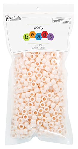 EBL Pony Bead Neutral Cream 750pc EBL Pony Bead Neutral Cream 750pc von Essentials By Leisure Arts