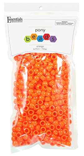 EBL Pony Bead Opaque Orange 750pc EBL Pony Bead Opaque Orange 750pc von Essentials By Leisure Arts