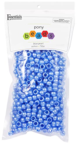 EBL Pony Bead Pearl Blue 750pc EBL Pony Bead Pearl Blue 750pc von Essentials By Leisure Arts