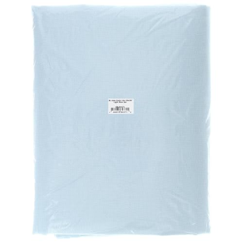 Essentials By Leisure Arts Aida-Stoff, 14 Stück, hellblau, 3 Stück, Kreuzstichstoff, Stickstoff, Kreuzstichzubehör für Bastel-, Näh- und Nähprojekte, 30 x 36 cm von Essentials By Leisure Arts
