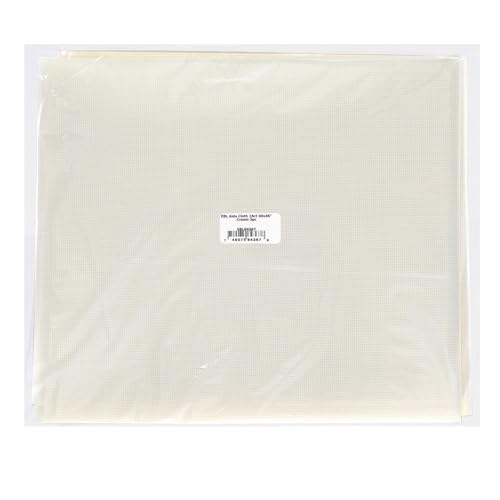 Essentials By Leisure Arts Aida-Stoff, 18 Stück, cremefarben, 3 Stück, Kreuzstichstoff, Stickstoff, Kreuzstichzubehör für Bastel-, Näh- und Nähprojekte, 76,2 x 91,4 cm von Essentials By Leisure Arts