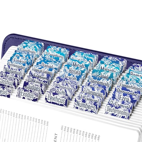 EssexWares - Weiße Blätter Bibelreiter für Altes und Neues Testament, 80 Großdruck-Tabs für Bibelstudium, Wasserabweisende und langlebige Index-Tabs für Frauen und Männer - 4,3 cm breit EssexWares - Weiße Blätter Bibelreiter für Altes und Neues Testament, 80 Großdruck-Tabs für Bibelstudium, Wasserabweisende und langlebige Index-Tabs für Frauen und Männer - 4,3 cm breit von Essex Wares