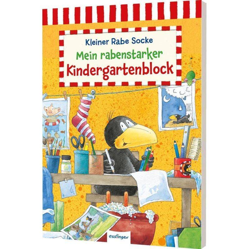 Der Kleine Rabe Socke - Mein Rabenstarker Kindergartenblock, Kartoniert (TB) von Esslinger in der Thienemann-Esslinger Verlag GmbH