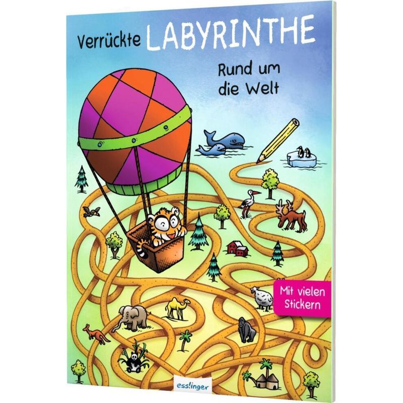 Verrückte Labyrinthe - Rund Um Die Welt - Larissa Speer, Kartoniert (TB) von Esslinger in der Thienemann-Esslinger Verlag GmbH