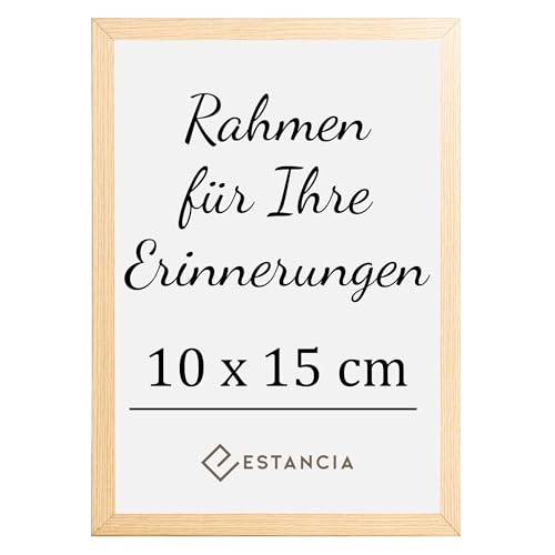 Estancia Eiche Bilderrahmen 10x15 cm mit Bruchsicherem Acrylglas | Bilderrahmen 15x10 cm | Eiche Bilderrahmen 10 x 15 Holz | Holzrahmen 10x15 cm | Eiche Rahmen 10x15 cm Estancia Eiche Bilderrahmen 10x15 cm mit Bruchsicherem Acrylglas | Bilderrahmen 15x10 cm | Eiche Bilderrahmen 10 x 15 Holz | Holzrahmen 10x15 cm | Eiche Rahmen 10x15 cm von Estancia